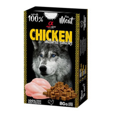 Ласощі для собак Alpha Spirit Chicken Natural Snacks з куркою 80 г ALPHD110000545