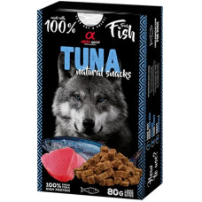 Ласощі для собак Alpha Spirit Tuna Natural Snacks з тунцем 80 г ALPHD110001345