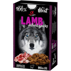 Ласощі для собак Alpha Spirit Lamb Natural Snacks з ягнятком 80 г ALPHD110000245