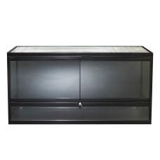 Террариум для мелких рептилий и амфибий CZ №6 горизонтальный с двумя дверцами 60x30x30 см 54 л 8834