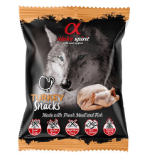 Ласощі для собак Alpha Spirit Snacks Turkey кубики з індичкою 50 г as4002350