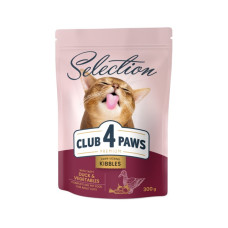 Сухий корм для котів Club 4 Paws Selection з качкою та овочами 300 г B4611211