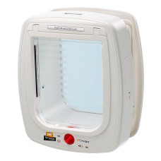 Дверца для собак и котов Ferplast Swing Microchip Large белая 26.5x16.2x31.5 см 72093011
