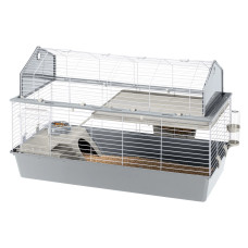 Клетка для кроликов и морских свинок Ferplast Barn 120 серая 119х58х77 см 57069021