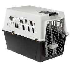 Переноска для собак та котів Ferplast Atlas Professional 80 сіро-чорна до 80 кг 118x80x80 см 73075021