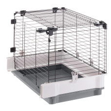 Додаткова секція для клітин для кроликів Ferplast Krolik Iron Extension сіра 42x60x50 см 57072980