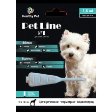 Капли против внешних паразитов для собак Healthy Pet Line №1 от 4 до 10 кг 209151