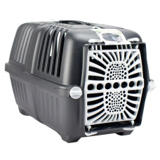 Переноска для собак та котів MPS Eco Pratiko 1 чорна до 10 кг 48x31.5x33 см