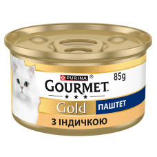 Вологий корм для котів Gourmet Gold паштет з індичкою 85 г 12592121