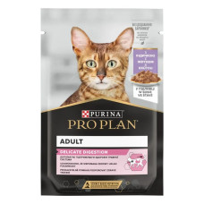Вологий корм для котів Purina Pro Plan Delicate з індичкою в соусі 85 г 12457641
