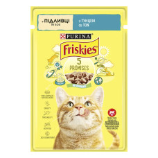 Влажный корм для взрослых котов Friskies с тунецем в подливе 85 г 12554769