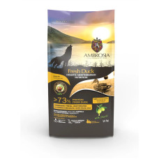 Сухий корм для дорослих собак усіх порід із чутливим травленням Ambrosia Mediterranean Dog Adult Fresh Duck з свіжою качкою 1,5 кг 1305613
