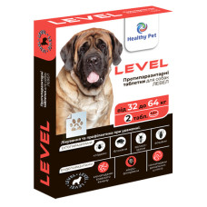 Таблетки від бліх та кліщів Level Healthy pet для собак 32-64 кг ЦІНА ЗА 1 ШТ 205873