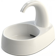 Поїлка-фонтан для собак та котів Trixie Curved Stream пластикова біла 2,5 л 25х24,5х35 см TX-24444
