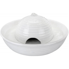 Поїлка-фонтан для собак та котів Trixie Vital Flow Mini керамічна біла 0.8 л 24х10см TX-24468