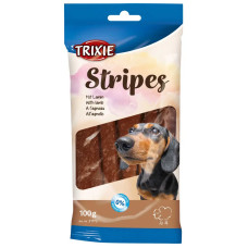 Ласощі для собак Trixie Stripes Light з ягнятком 100 г TX-31772