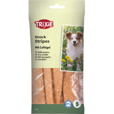 Ласощі для собак Trixie Stripes Light з птицею 100 г TX-3156
