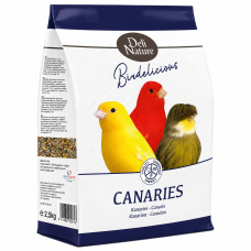 Повнораціонний корм для канарок Deli Nature Birdelicious Canaries з екструдованими гранулами для додаткових вітамінів 0.8 кг 28501