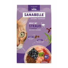 Сухий корм для котів Sanabelle Adult Ostrich страус із чорницями 2 кг 857002