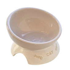 Миска для котів Nobby Cat керамічна кремова Ø 13,5х9 см 250 мл 82492