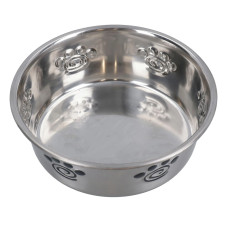 Миска для собак Nobby Heavy Spiral металева срібляста Ø 23,5x7,5 см 2,7 л 73467