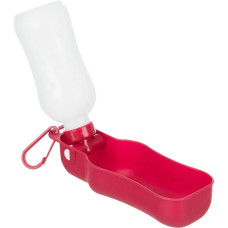Поїлка розкладна дорожня з мискою Trixie Bottle with Bowl червона 250 мл TX-2462