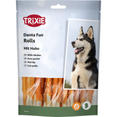 Ласощі для собак Trixie Denta Fun Chicken Rolls з куркою 12 см 240 г 30 шт TX-31378
