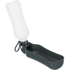 Поїлка розкладна дорожня з мискою Trixie Bottle with Bowl чорна 500 мл TX-2461-blc