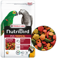 Повнораціонний екструдований корм для великих папуг Versele-Laga NutriBird P15 Tropical 1 кг 221280