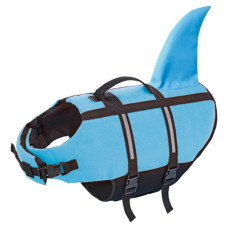 Рятувальний жилет для собак Nobby Sharki Swimming S блакитний 30 см 61031