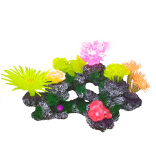 Декорація для акваріума Кораловий риф з коралами 30x15x22 см 1902SP