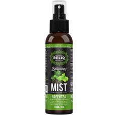 Спрей-одеколон для догляду та зволоження вовни собак та котів Reliq Botanical Mist Green Tea з екстрактом зеленого чаю 120 мл M120--GTA