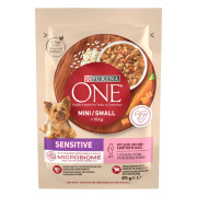 Влажный корм для собак Purina One Mini Sensetive с лососем 85 г 12586854