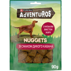 Ласощі для собак Adventuros Nuggets зі смаком дикого кабана 90 г 12869811