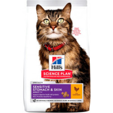 Сухий корм для котів Hill's Sensitive Stomach & Skin Chicken з куркою 1.5 кг 604072
