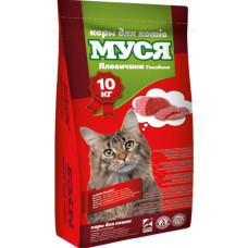 Сухий корм для котів Муся з яловичиною 10 кг 803683