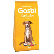 Сухий корм для цуценят середніх порід Gosbi Exclusive Lamb&Fish Medium Junior з ягням та рибою 12 кг