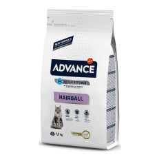 Сухий корм для котів Advance Hairball Turkey & Rice з індичкою та рисом 1.5 кг 537211