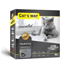 Наполнитель для кошачьего туалета Cat's Way Unscented бентонитовый без запаха 10 кг CTSWYBX10-005