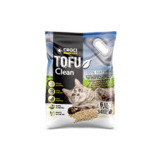 Наповнювач для котячого туалету Croci Tofu Clean соєвий тофу 6 л С4025811