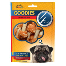 Ласощі для собак 4Dog GOODIES курячі гантелі 100 г 207835