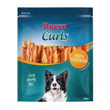 Ласощі для собак Rocco Curls з куркою 200 г 646579 ЦІНА ЗА 1 КГ