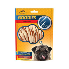 Ласощі для собак 4Dog GOODIES курячий твіст 100 г 5949060207903