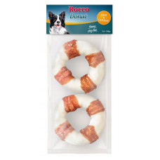 Ласощі для собак Rocco Donut Пончик з яловичиною та куркою 130 г 015197 ЦІНА ЗА 1 ШТ