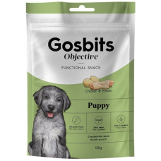 Ласощі для цуценят Gosbits Objective Puppy з куркою та картоплею 150 г