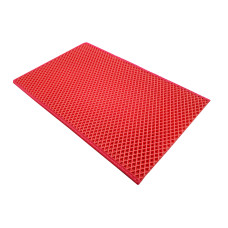 Коврик под кошачий туалет красный 60х40х1 см 5872