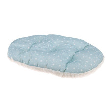 Подушка для щенков Ferplast Relax F Puppy 45/2 с искусственным мехом голубая 43х30 см 83154599