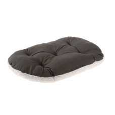 Подушка для собак и котов Ferplast Relax F 89/10 с искусственным мехом серая 85x55 см 82089097