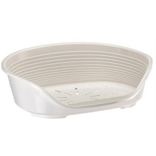 Пластиковый лежак для собак и котов Ferplast Siesta Deluxe 6 белый 70.5х52х23.5 см 70206911
