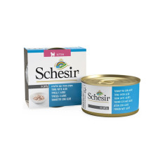 Вологий корм для кошенят Schesir Tuna Aloe Kitten зі смаком тунця з алое 85 г 750330